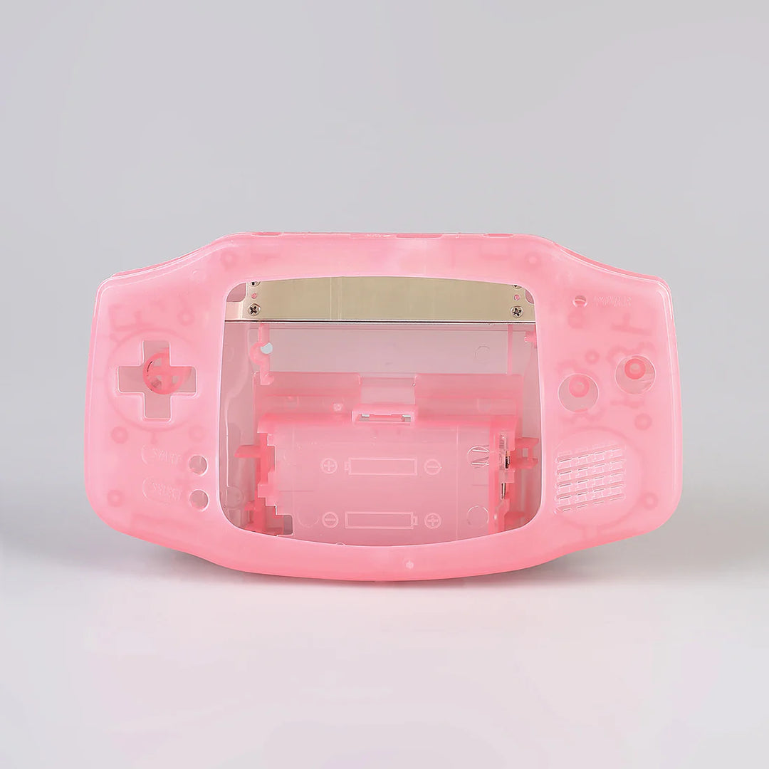 Game Boy Advance - Laminated IPS/ITA Shell - Clear Pink - FunnyPlaying