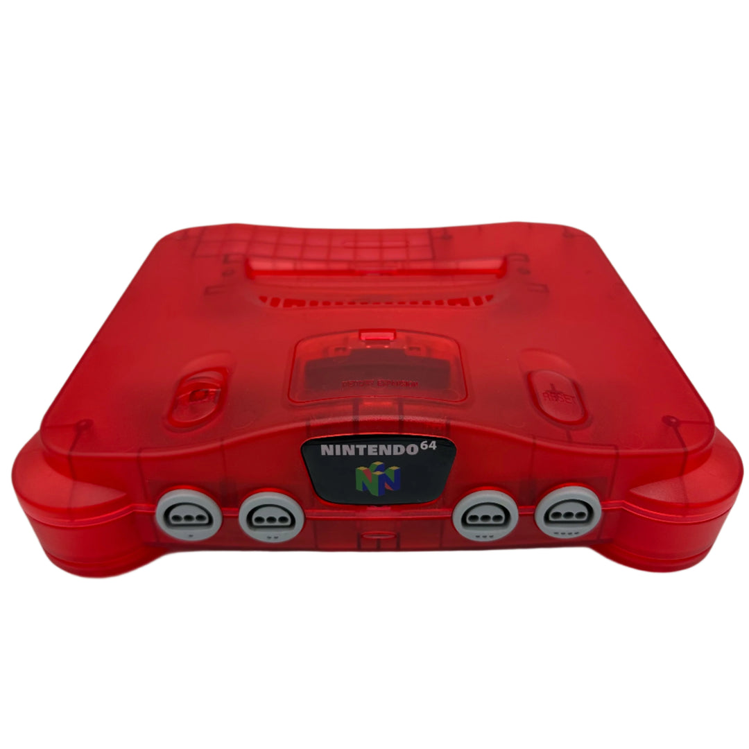 Nintendo 64 Console - Transparent Cherry Red