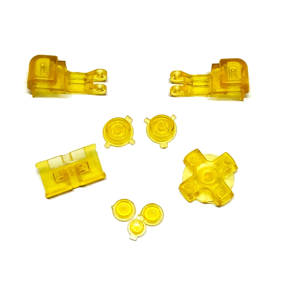 Game Boy Advance SP Buttons - Transparent Yellow