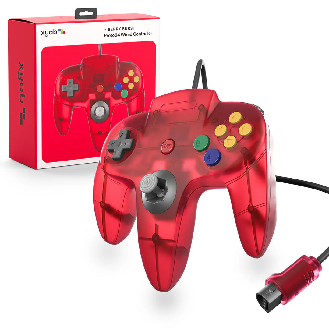 Nintendo 64 - Proto64 Controller - Berry Burst