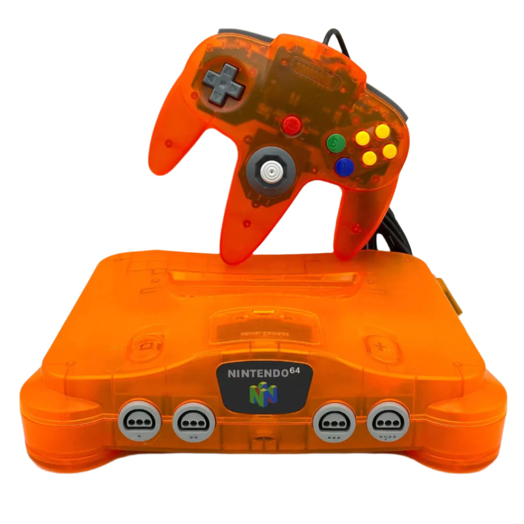 Nintendo 64 Console Set - Fire Orange