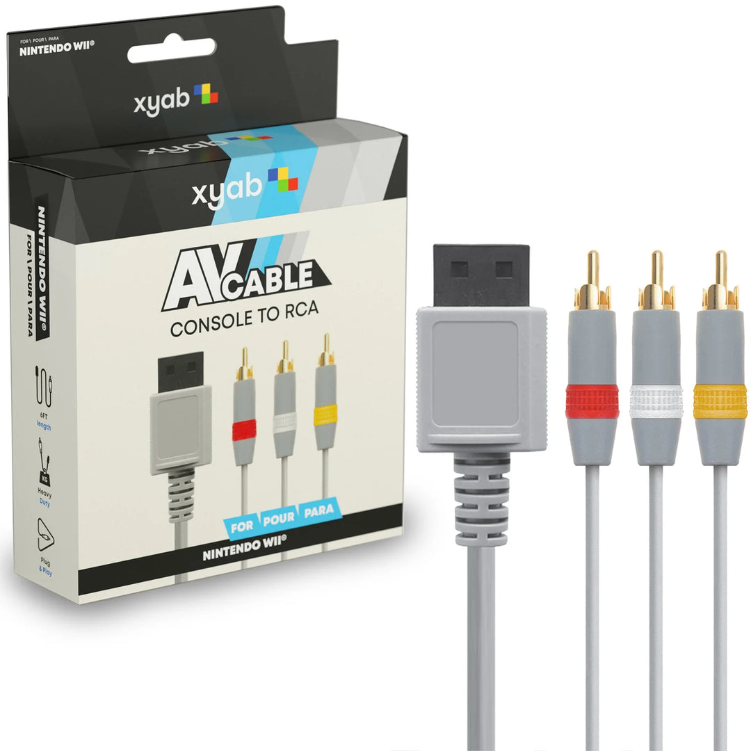 Nintendo Wii Replacement AV Composite Video Cable