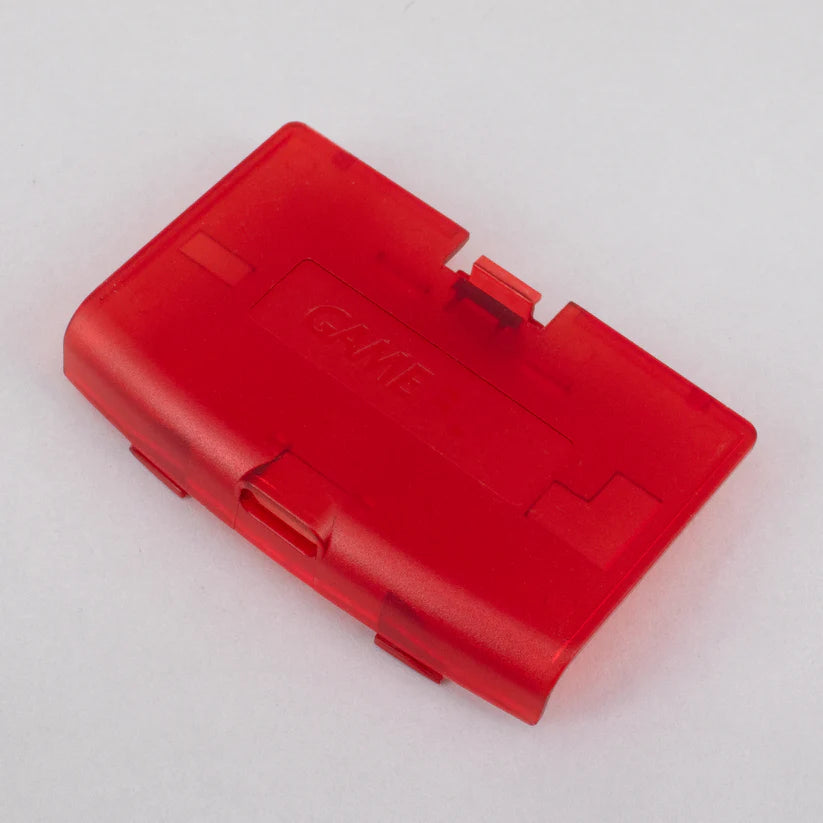 Game Boy Advance Rechargeable USB-C Battery Cover - FunnyPlaying - Clear Red
