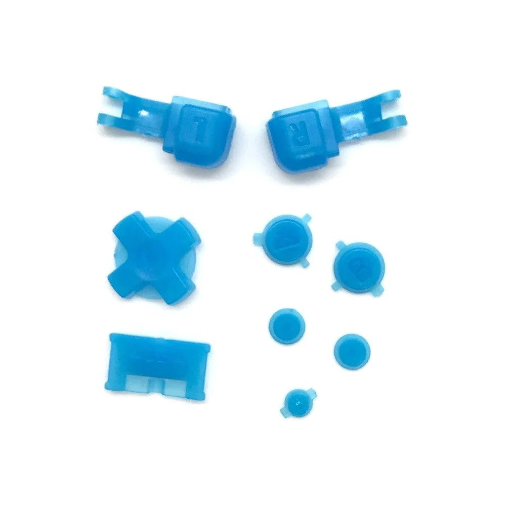 Game Boy Advance SP Buttons - Transparent Blue