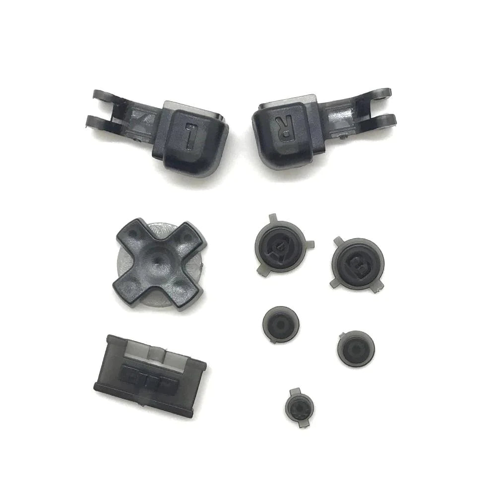Game Boy Advance SP Buttons - Transparent Black