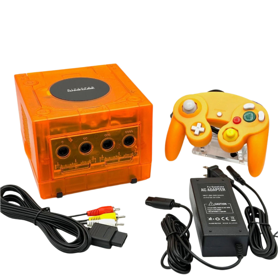 Nintendo GameCube Console Set - Fire Orange