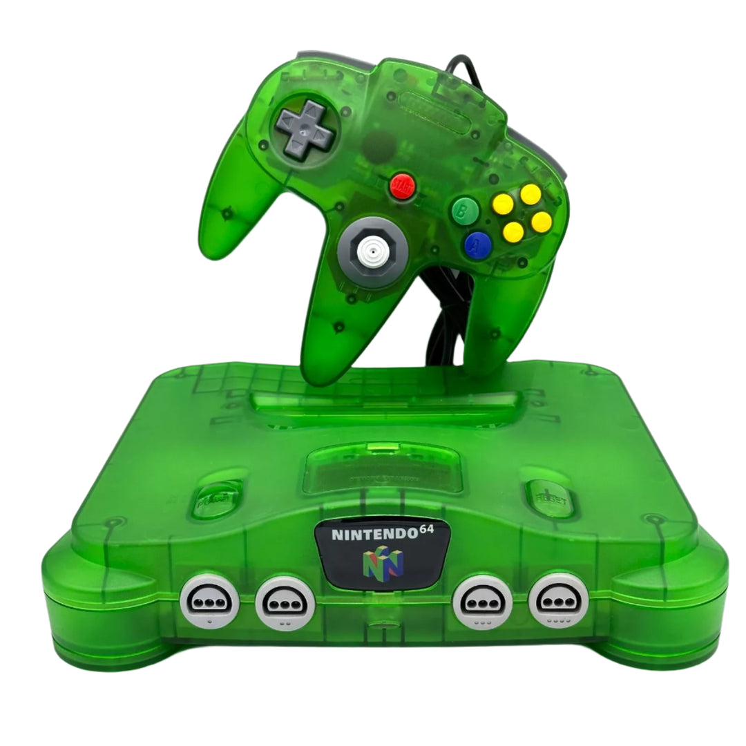 Nintendo 64 Console Set - Jungle Green