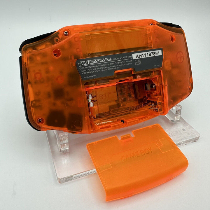 Game Boy Advance IPS V2 Console - Orange & Black