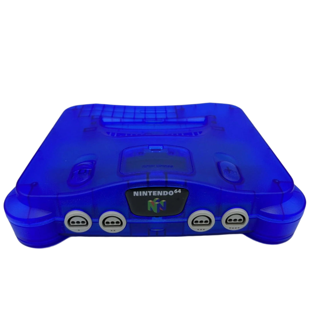 Nintendo 64 Console - Transparent Ocean Blue