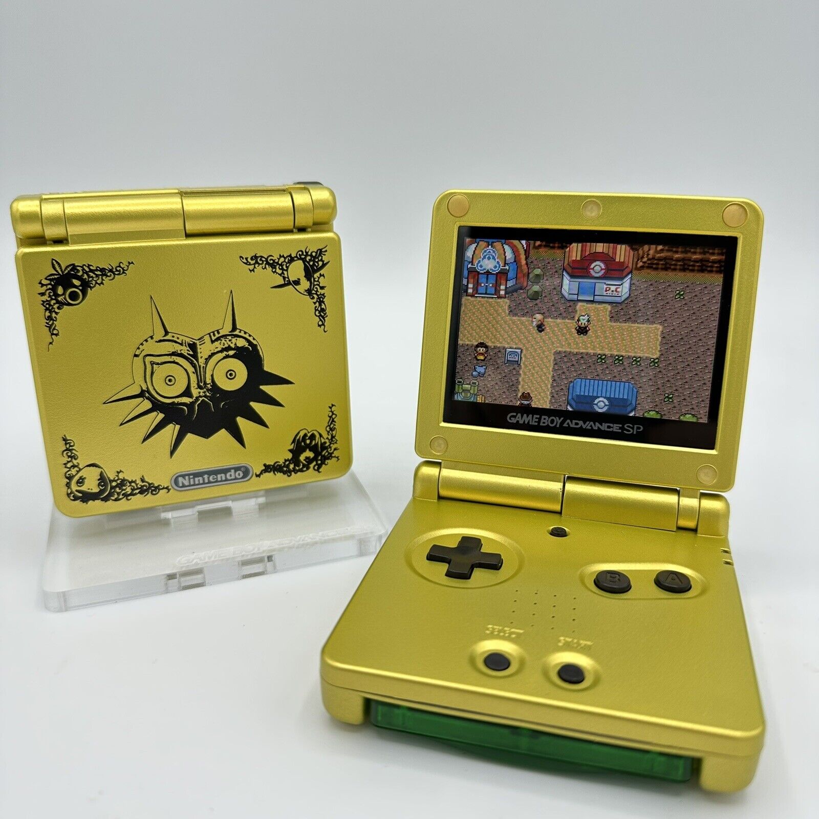 Game Boy Advance SP Console - Zelda Majora's Mask – Throwback Gaming