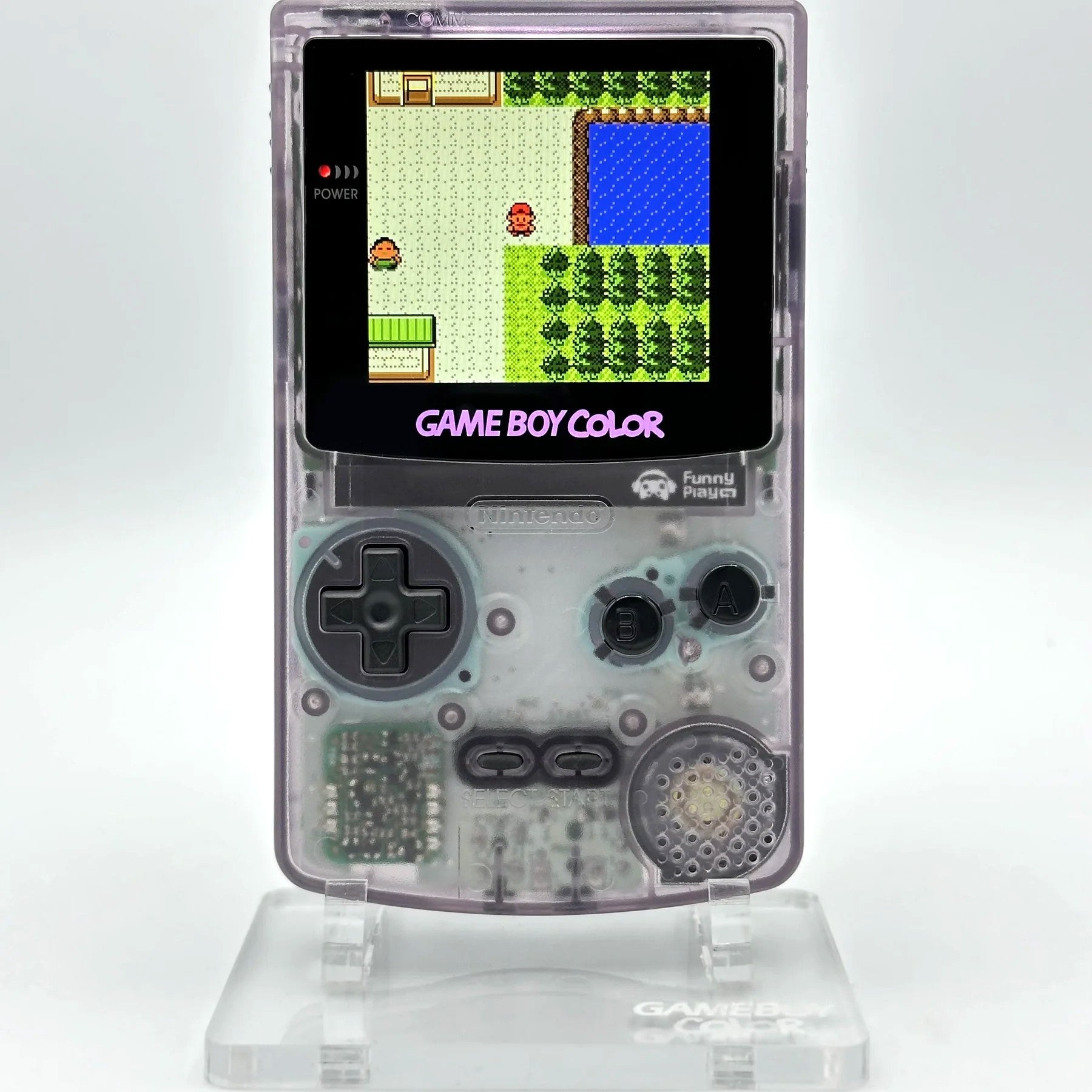 Game Boy Color IPS V2 Console - Atomic Purple – Throwback Gaming