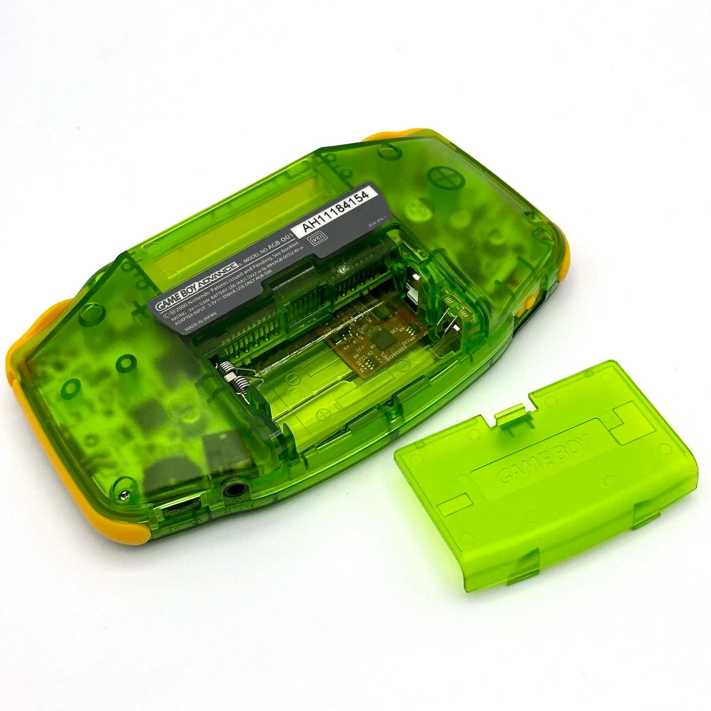 Game Boy Advance IPS V2 Console - Green & Yellow