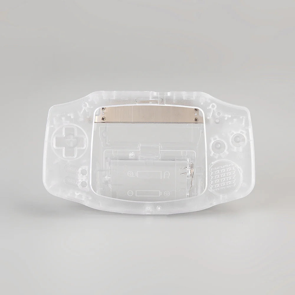 Game Boy Advance - Laminated IPS/ITA Shell - Clear White - FunnyPlaying