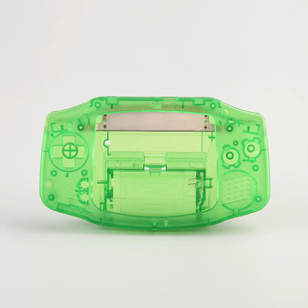 Game Boy Advance - Laminated IPS/ITA Shell - Clear Green - FunnyPlaying