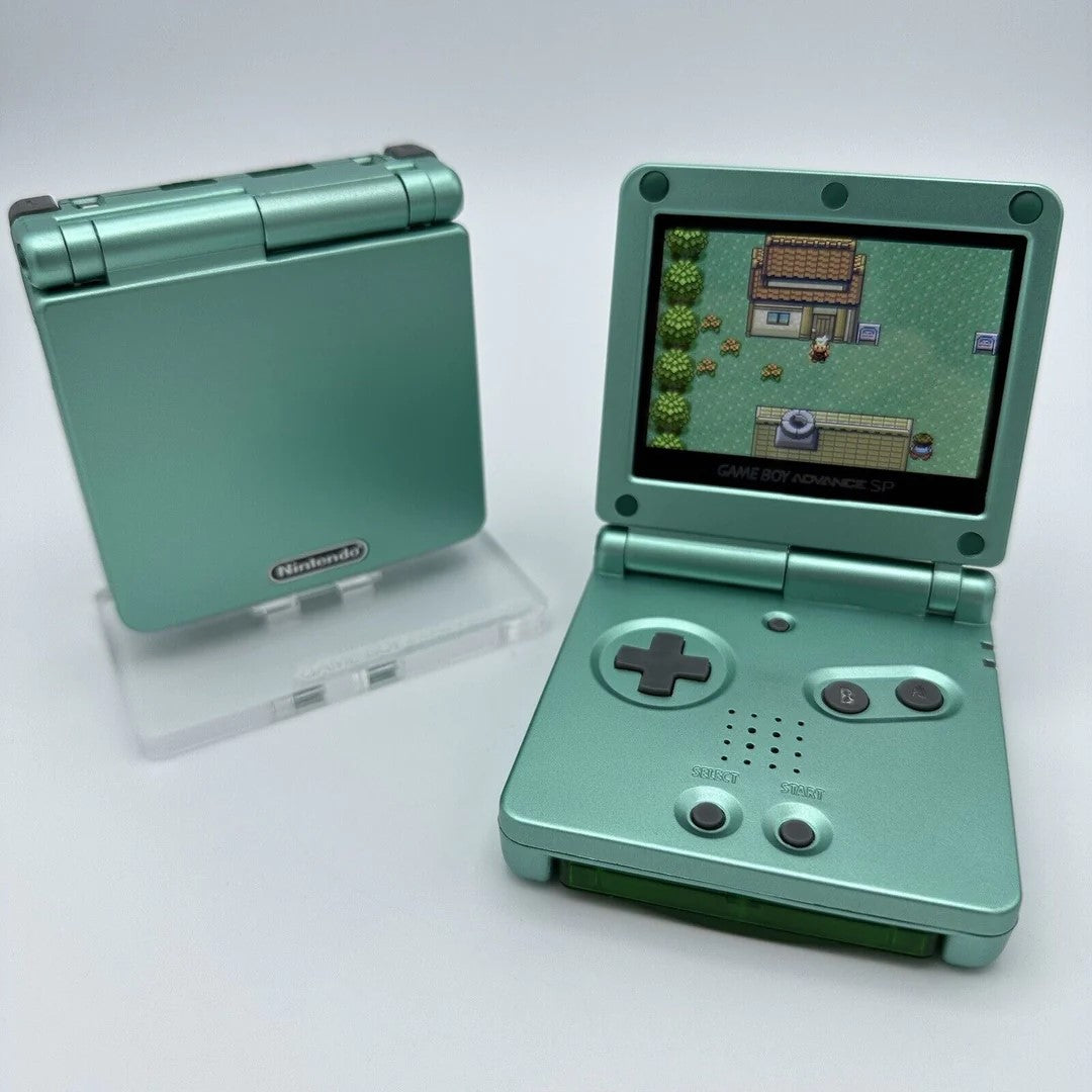 Game Boy Advance SP Console - Metallic Teal – Throwback Gaming