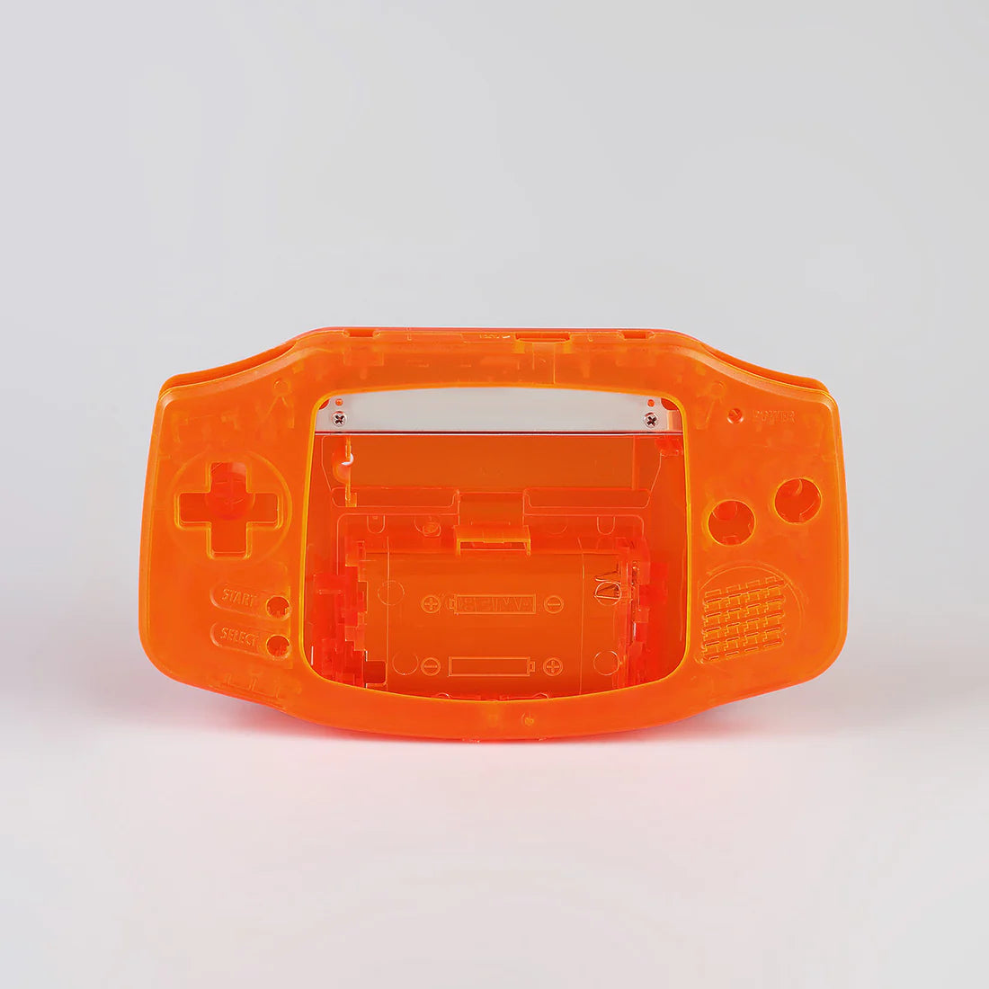 Game Boy Advance - Laminated IPS/ITA Shell - Clear Orange - FunnyPlaying