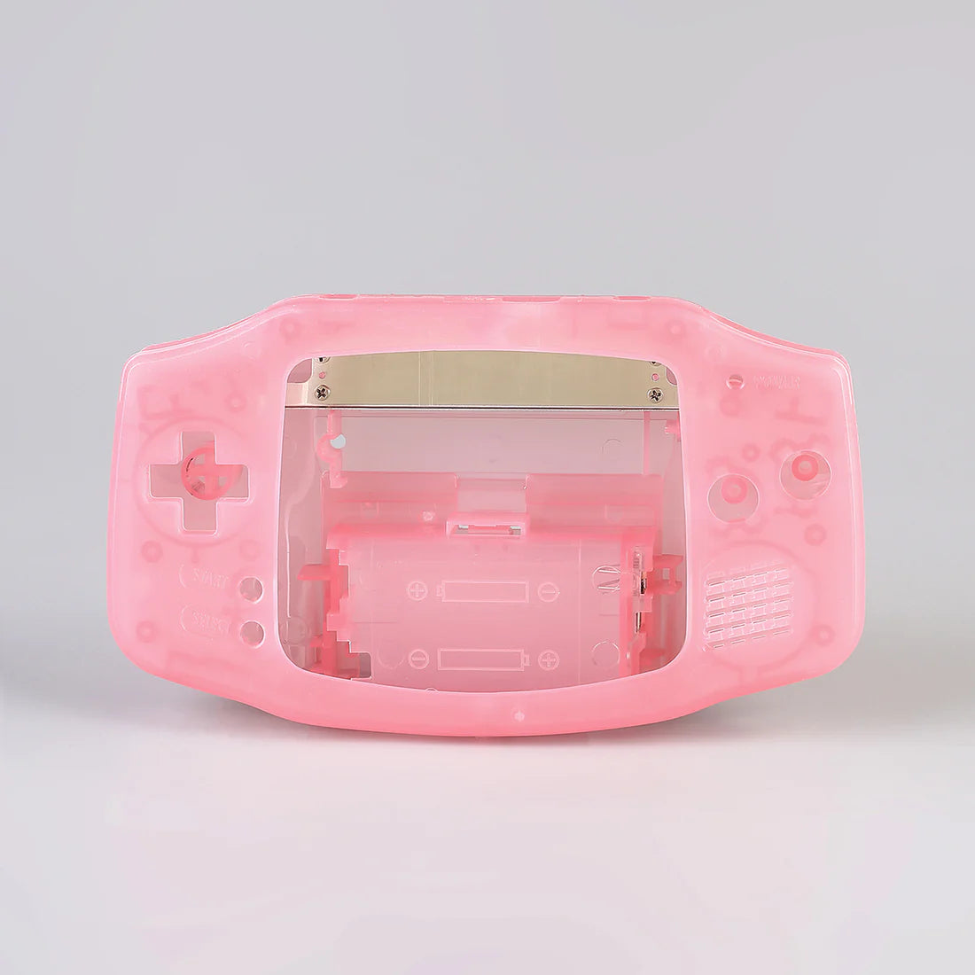 Game Boy Advance - Laminated IPS/ITA Shell - Clear Pink - FunnyPlaying