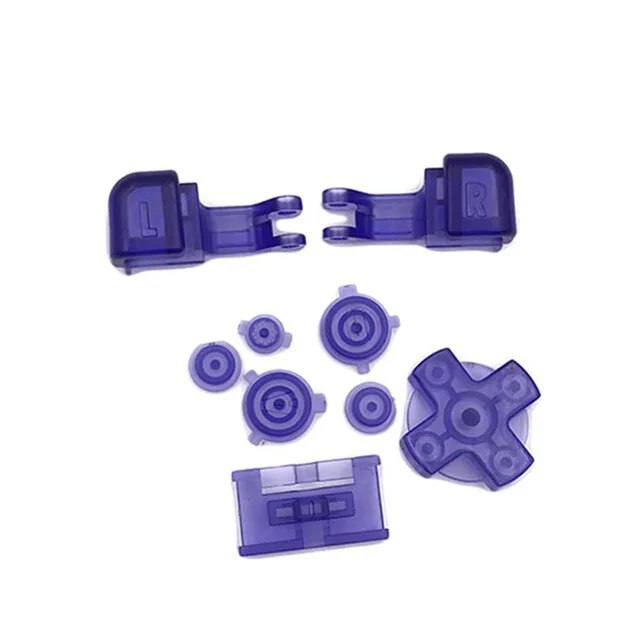 Game Boy Advance SP Buttons - Transparent Purple