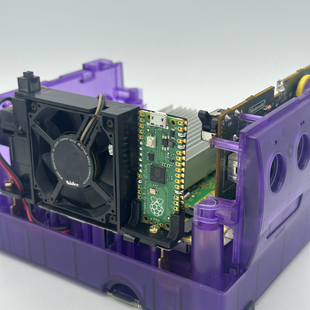 Nintendo GameCube Console - Transparent Purple W/ PICOBOOT Mod DOL-001