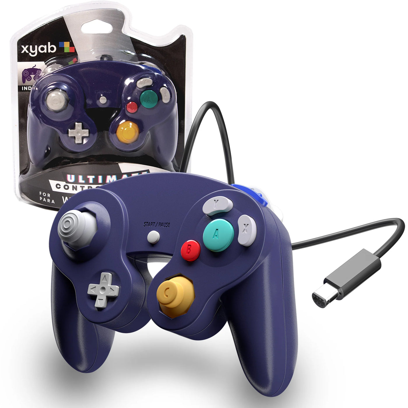 Nintendo GameCube - Wired Controller - Indigo