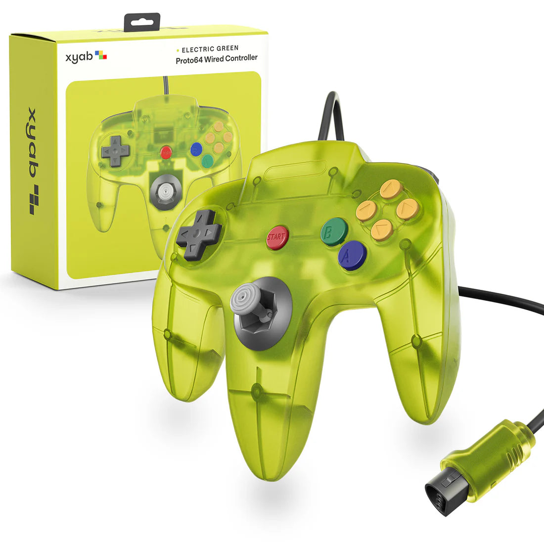 Nintendo 64 - Proto64 Controller - Electric Green