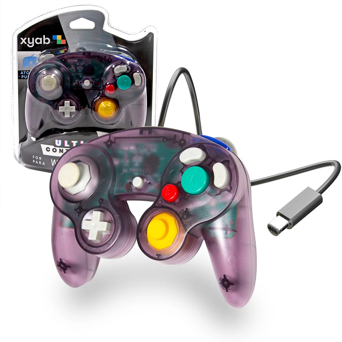 Nintendo GameCube - Wired Controller - Atomic Purple