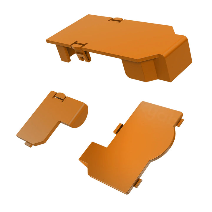 Nintendo GameCube - Replacement Port Covers - Orange Spice