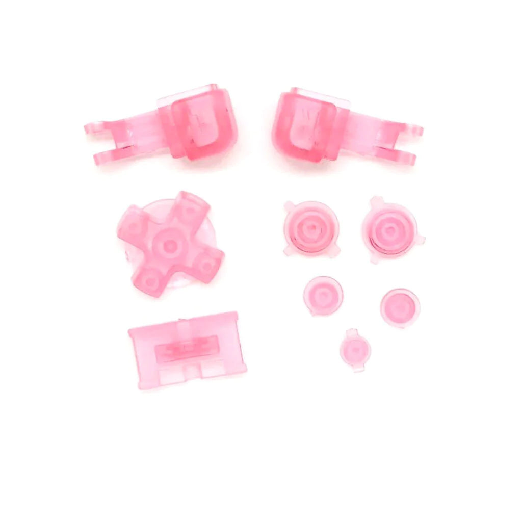 Game Boy Advance SP Buttons - Transparent Pink