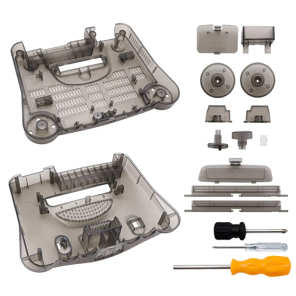 Nintendo 64 - Smoke Grey Replacement Console Shell – Throwback Gaming