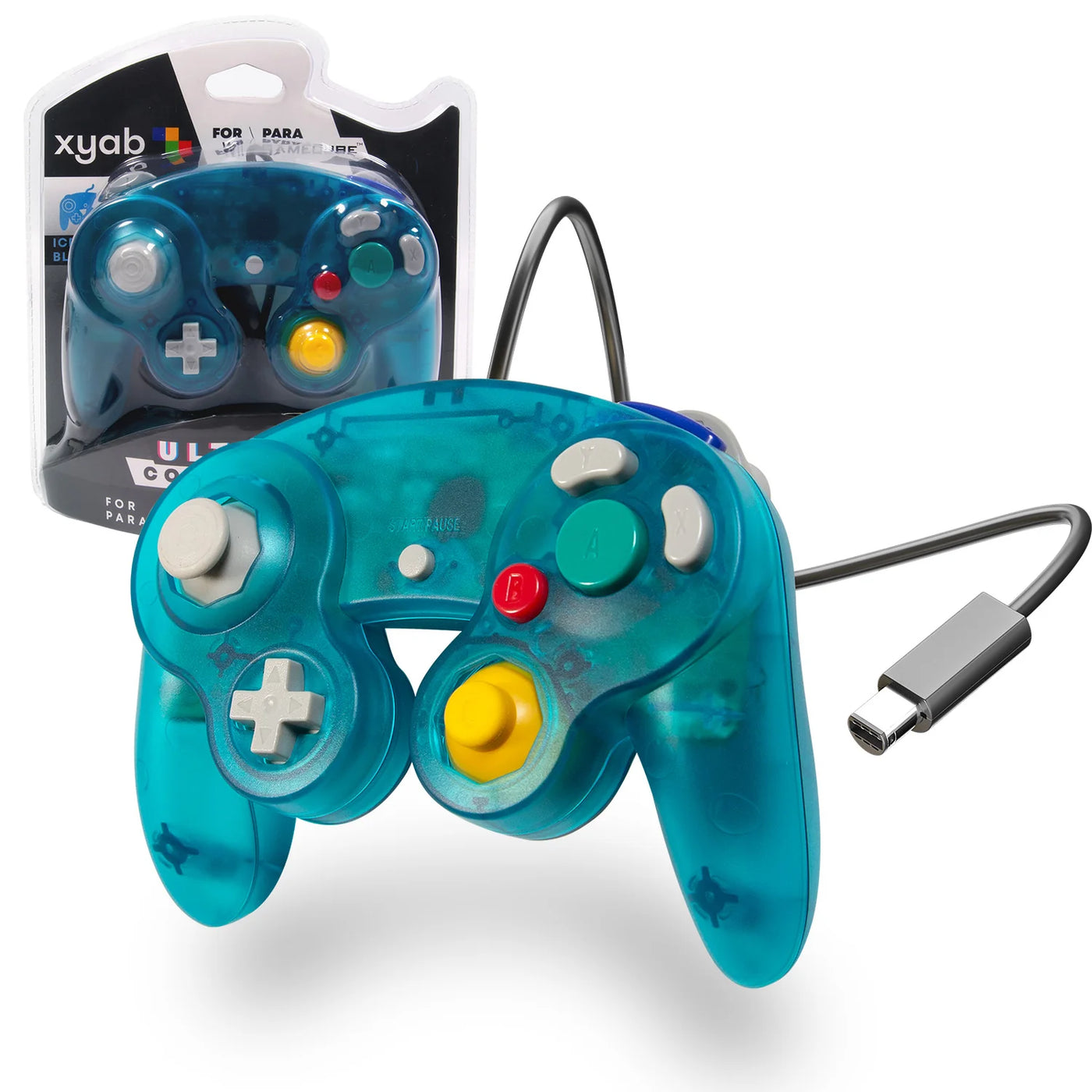 Nintendo GameCube - Wired Controller - Ice Blue