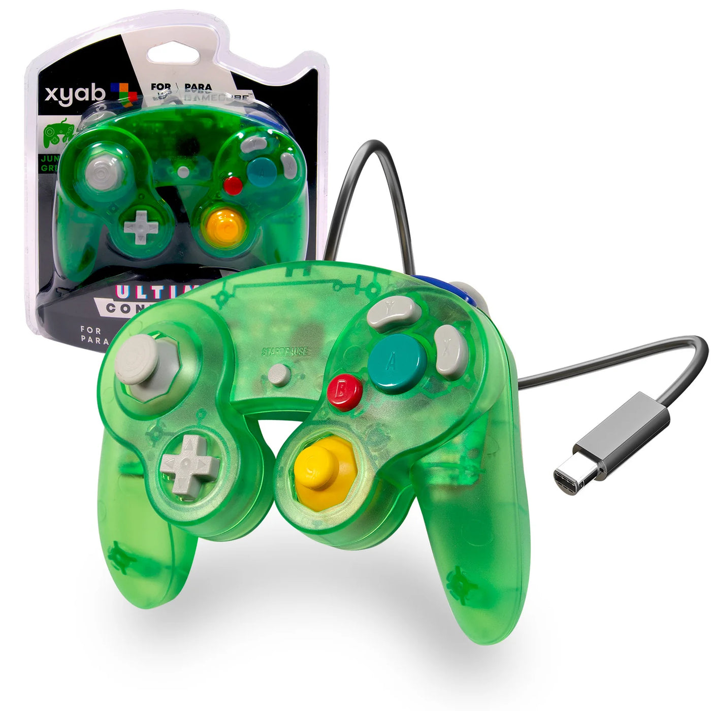 Nintendo GameCube - Wired Controller - Jungle Green