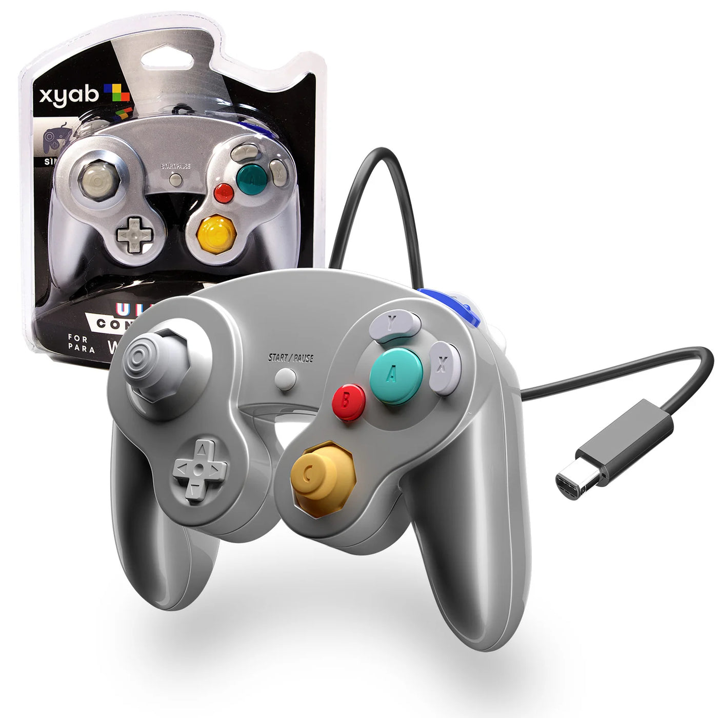 Nintendo GameCube - Wired Controller - Platinum Silver