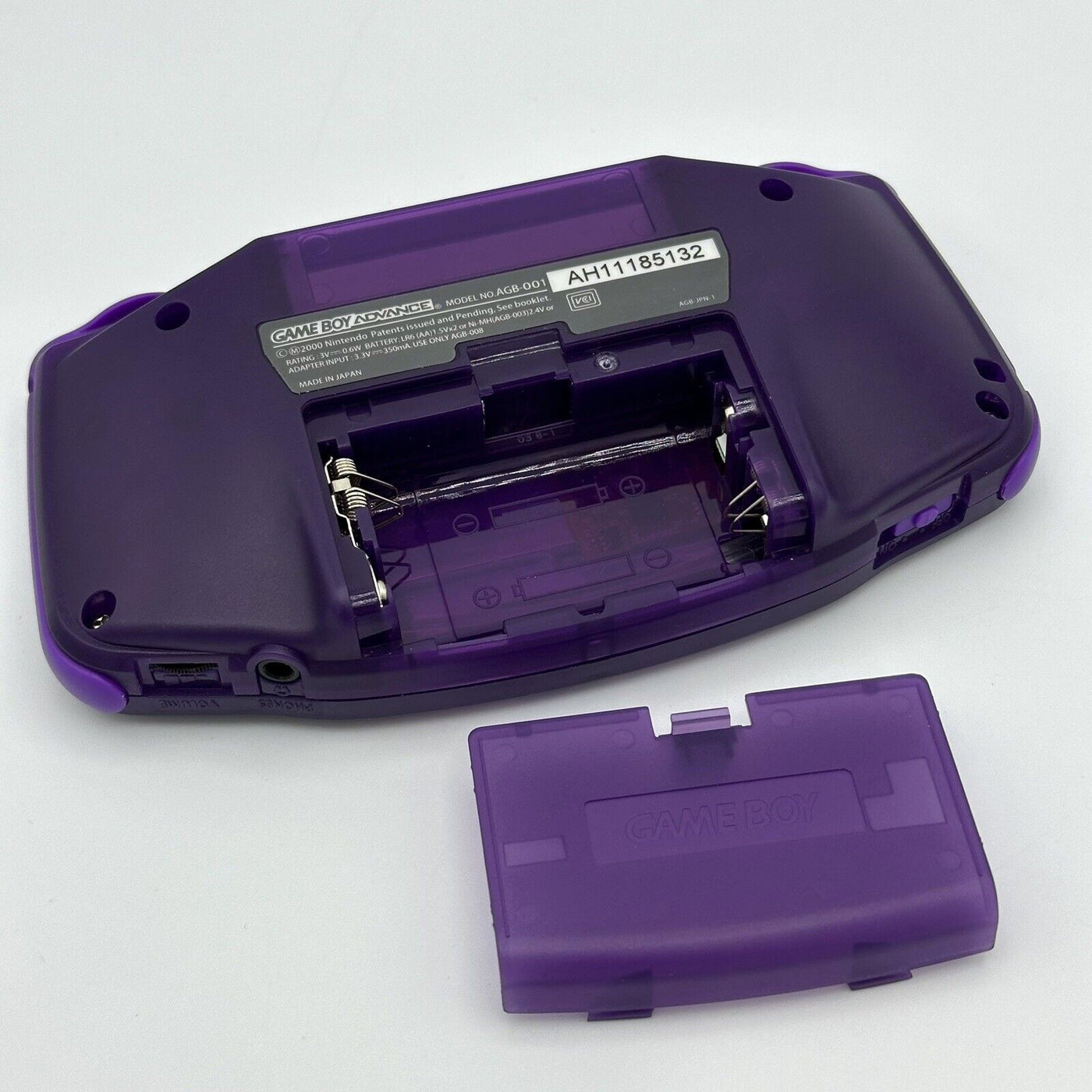 Game Boy Advance IPS V2 Console - Dark Transparent Purple