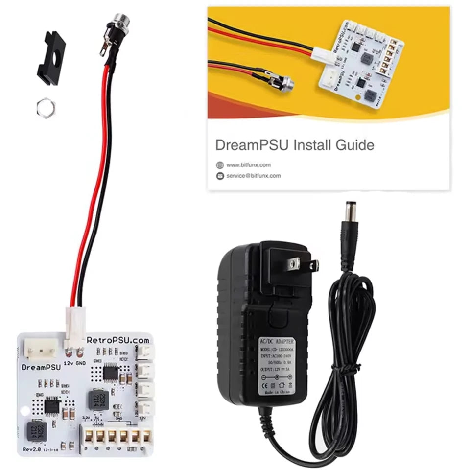 Sega Dreamcast DreamPSU 2.0 Replacement Power Supply