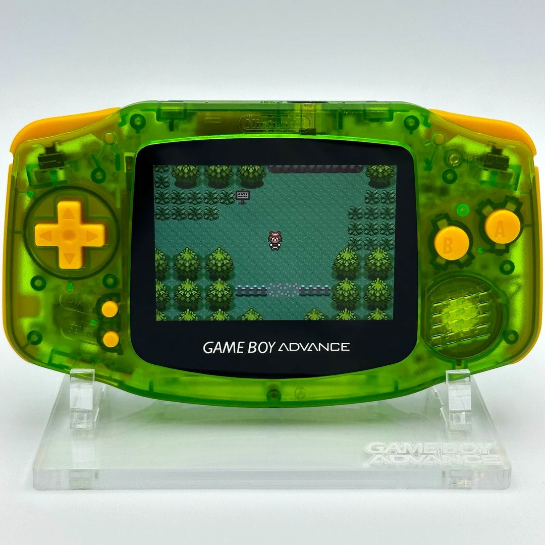 Game Boy Advance IPS V2 Console - Green & Yellow