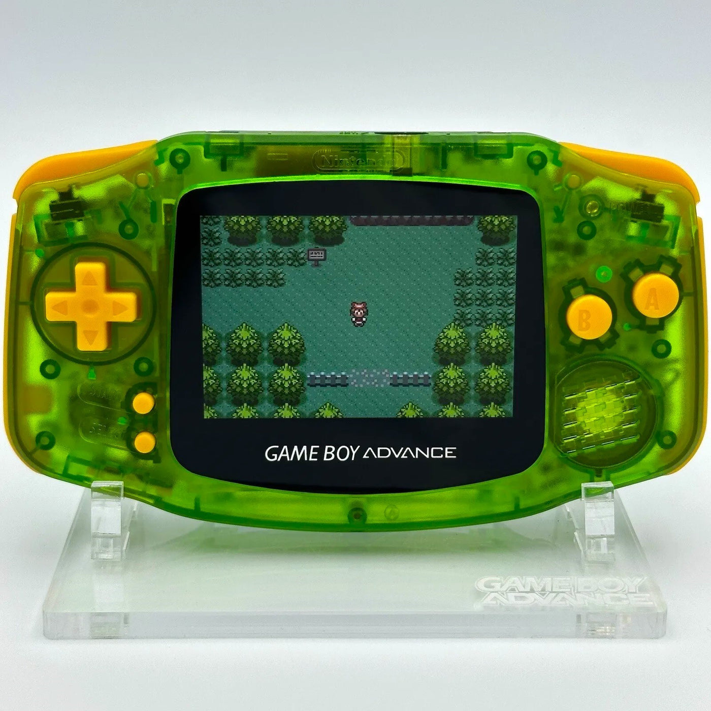 Game Boy Advance IPS V2 Console - Green & Yellow