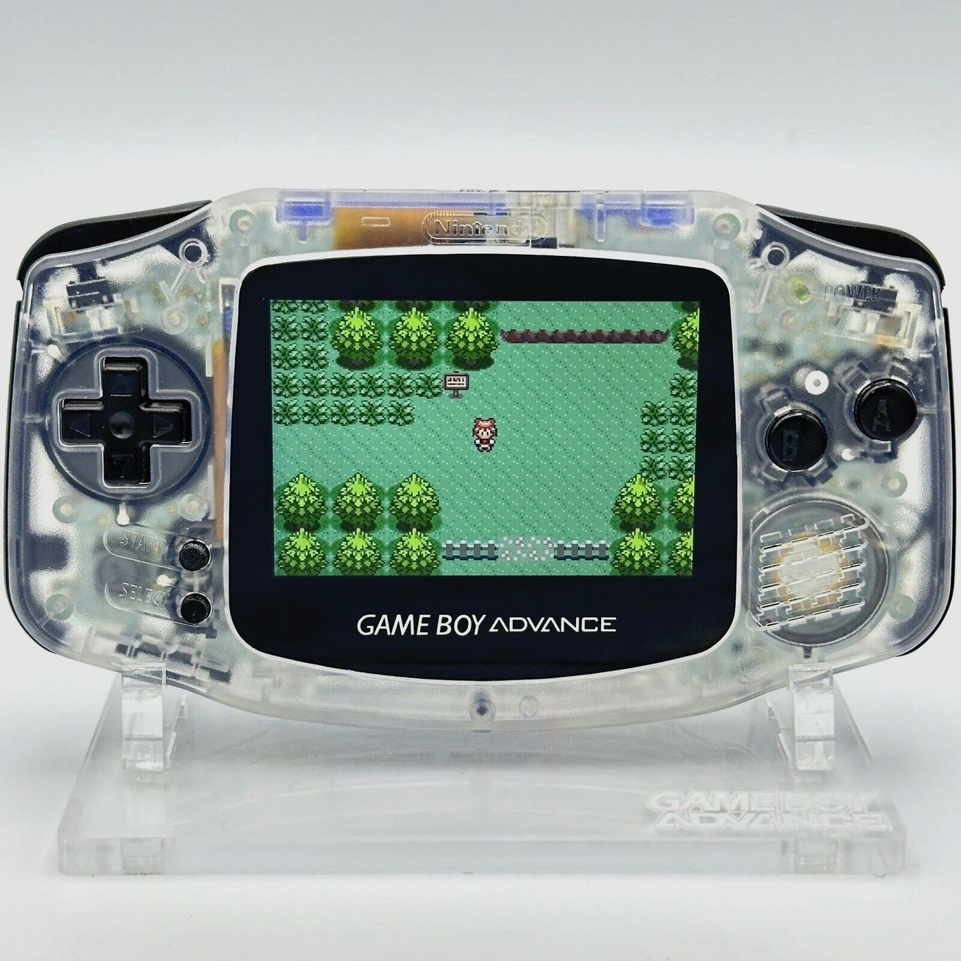 Game Boy Advance IPS V2 Console - Clear & Black
