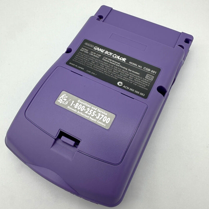 Game Boy Color IPS V2 Console - Pastel Purple & White