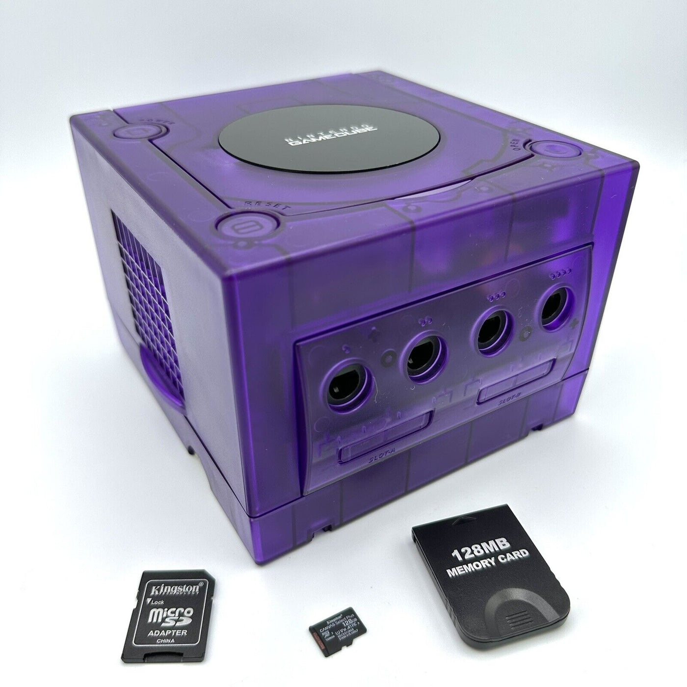 Nintendo GameCube Console - Transparent Purple W/ PICOBOOT Mod DOL-001
