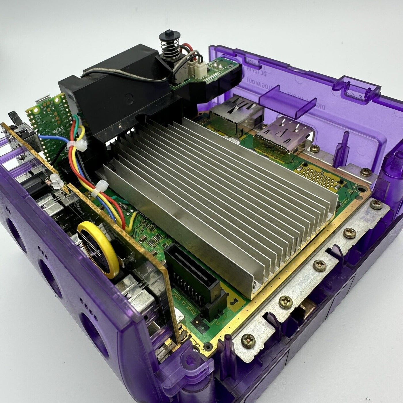 Nintendo GameCube Console - Transparent Purple W/ PICOBOOT Mod DOL-001