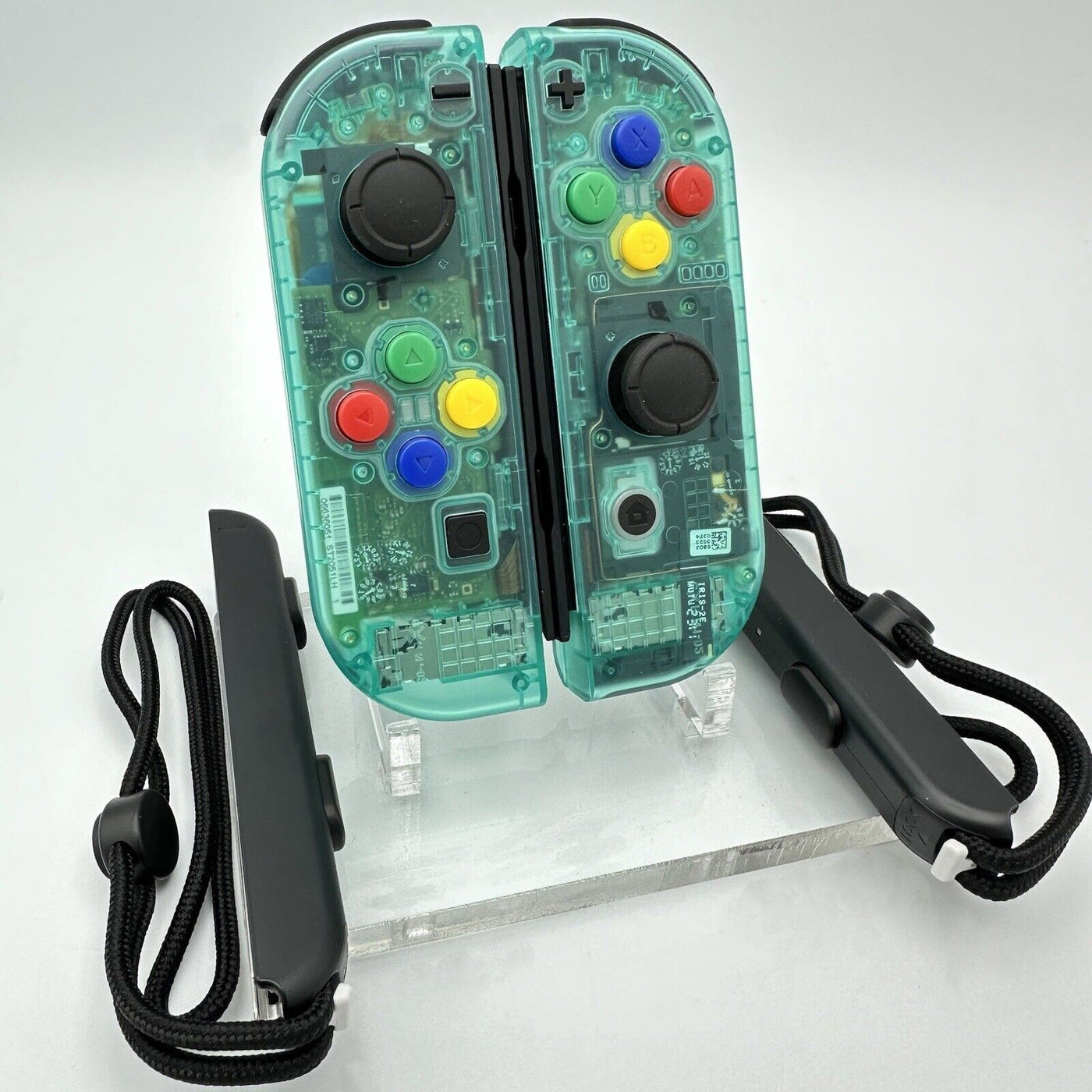 Nintendo Switch - Custom OEM Joy-Con Controller - Transparent Emerald Green