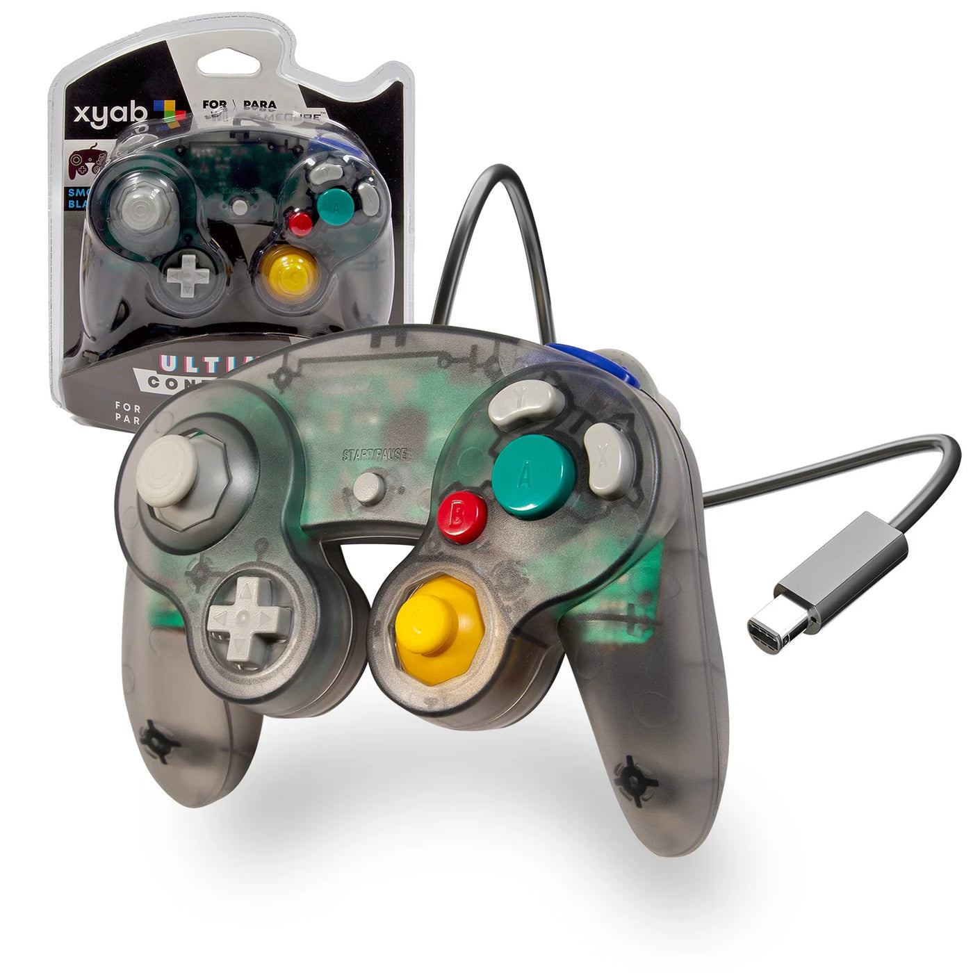 Nintendo GameCube - Wired Controller - Smoke Black