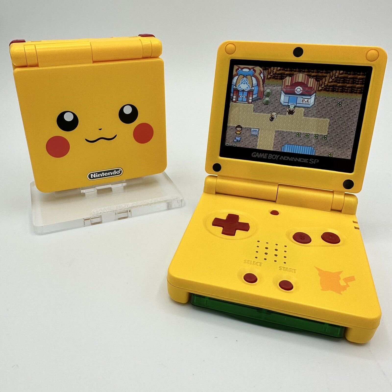 Gameboy Color Console Pikachu Game Boy Advance SP Console - Pikachu Edition – Throwback Gaming