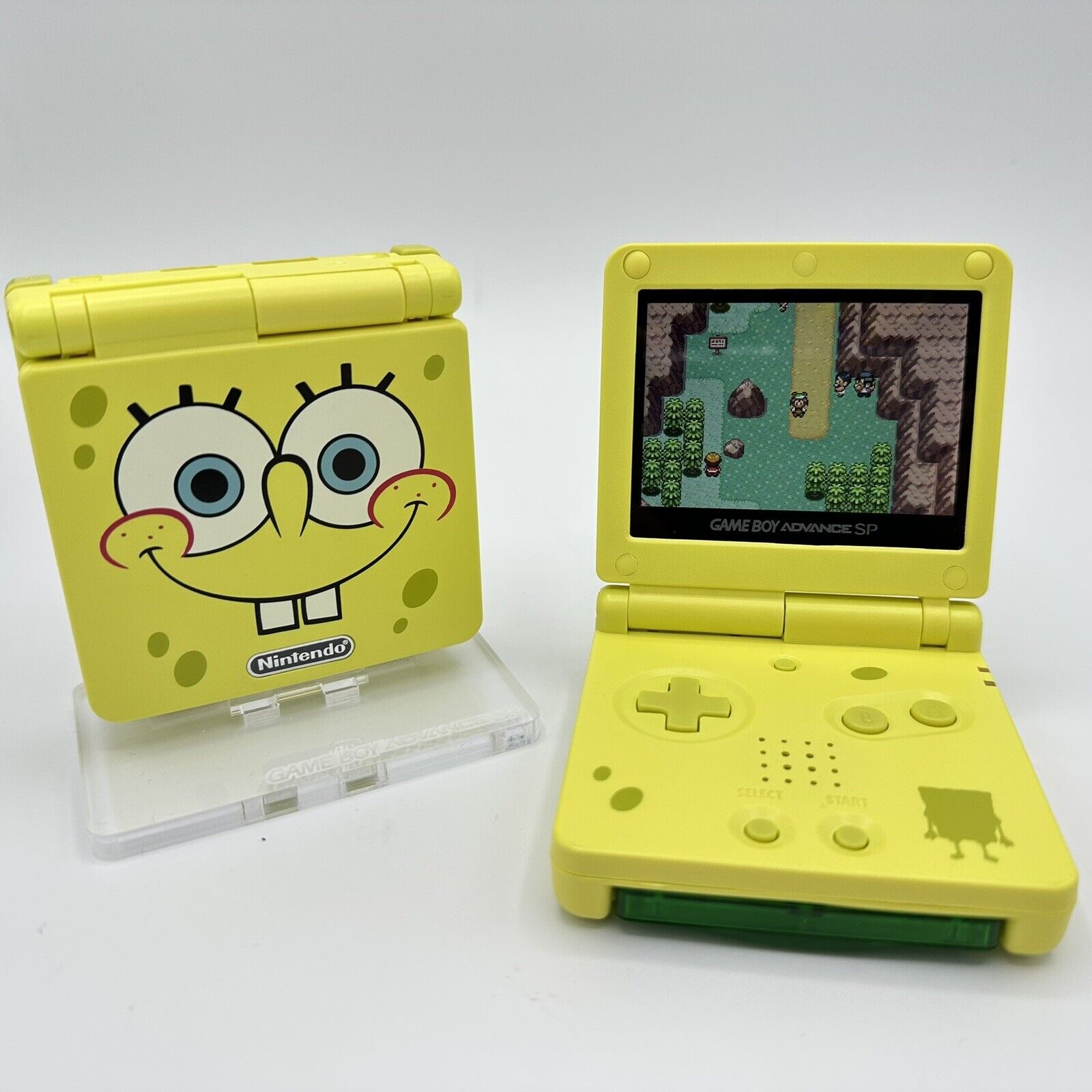 Game Boy Advance SP Console - SpongeBob – Throwback Gaming