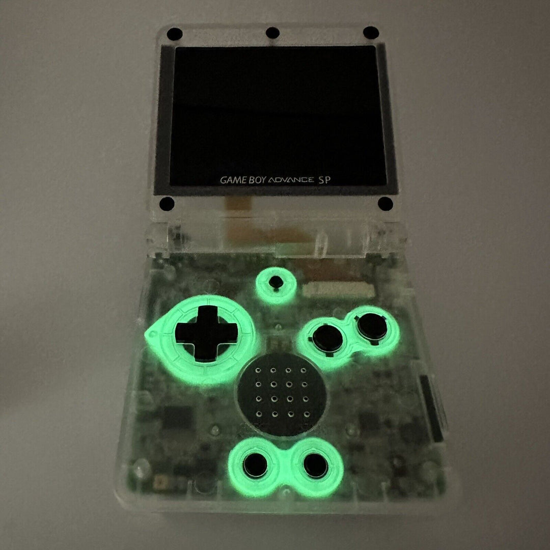 Game Boy Advance SP Console - Clear Skeleton