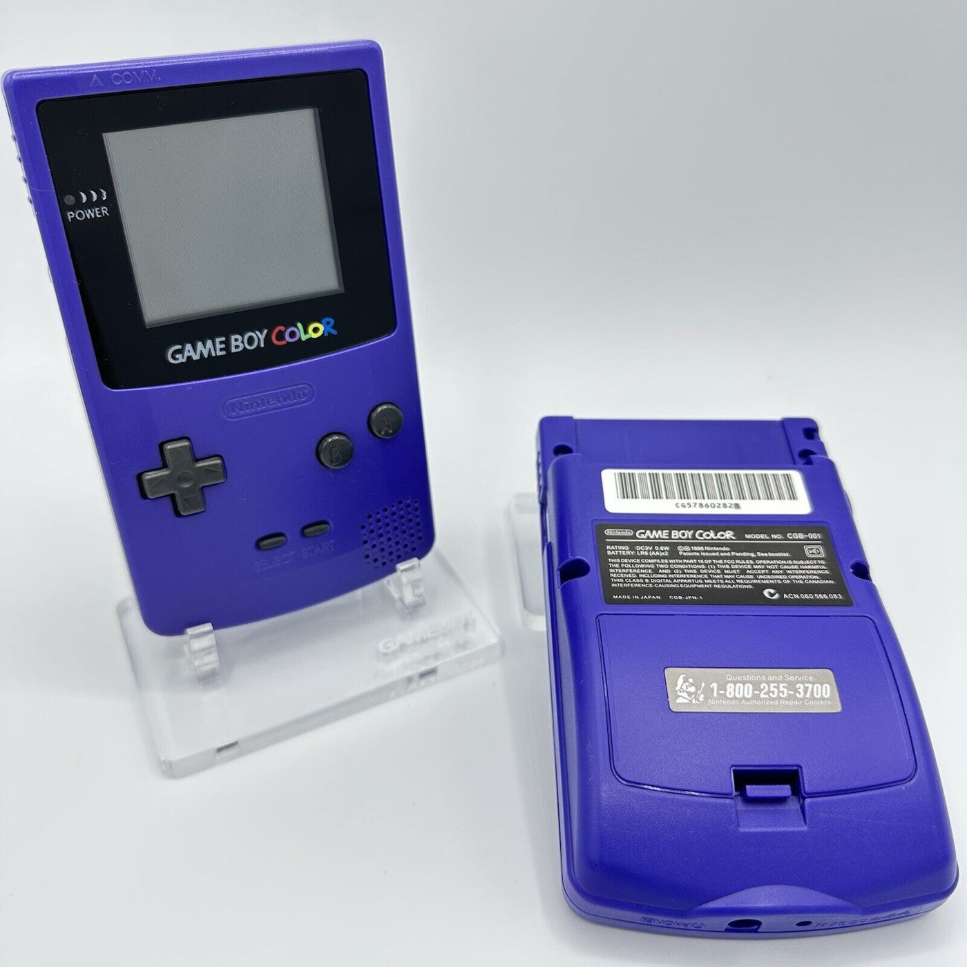 Game Boy Color Console - Grape Purple - OEM Refurbished