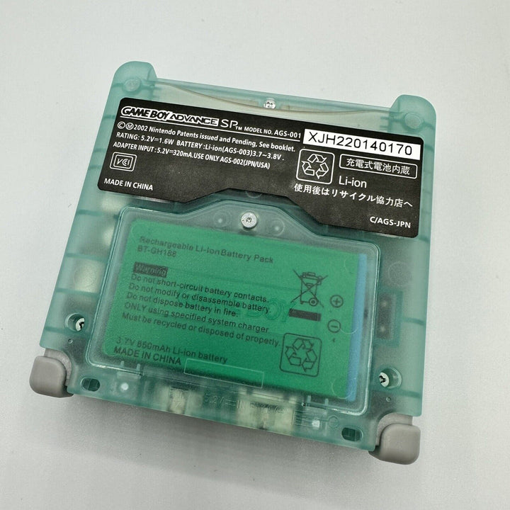 Game Boy Advance SP Console - Teal Blue - Glow in the Dark