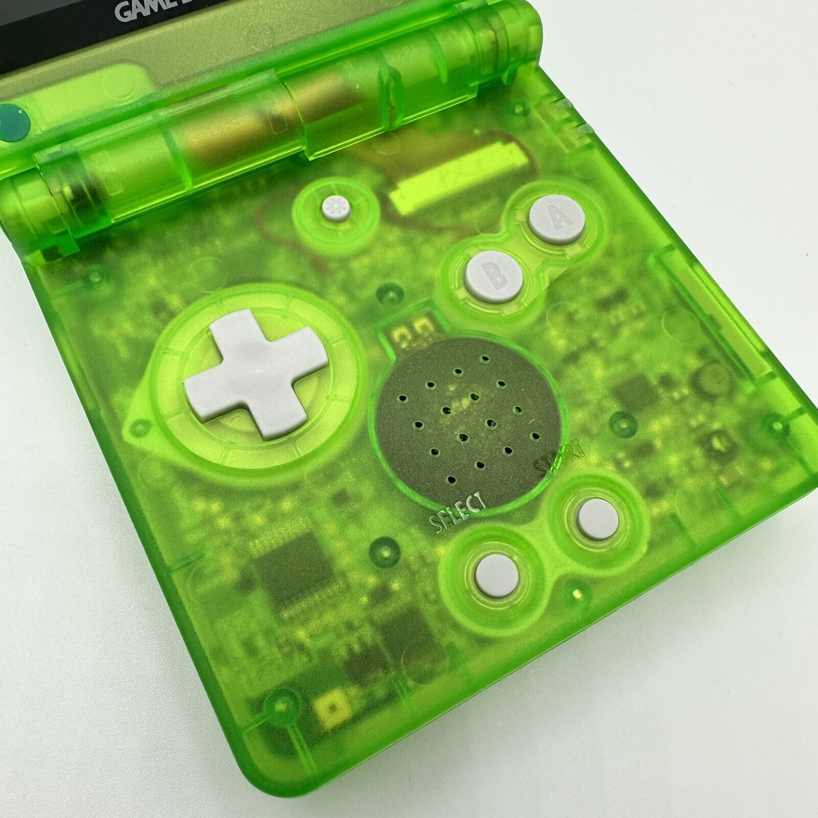 Game Boy Advance SP Console - Jungle Green – Throwback Gaming